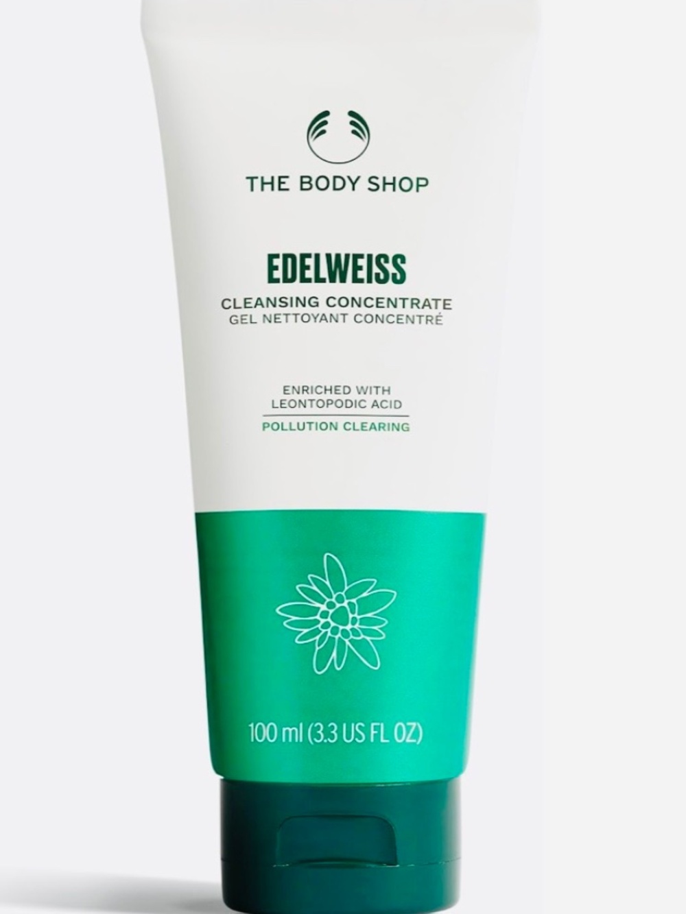 The Body Shop Edelweiss Cleansing Concentrate + EDELWEISS SERUM SHEET MASK